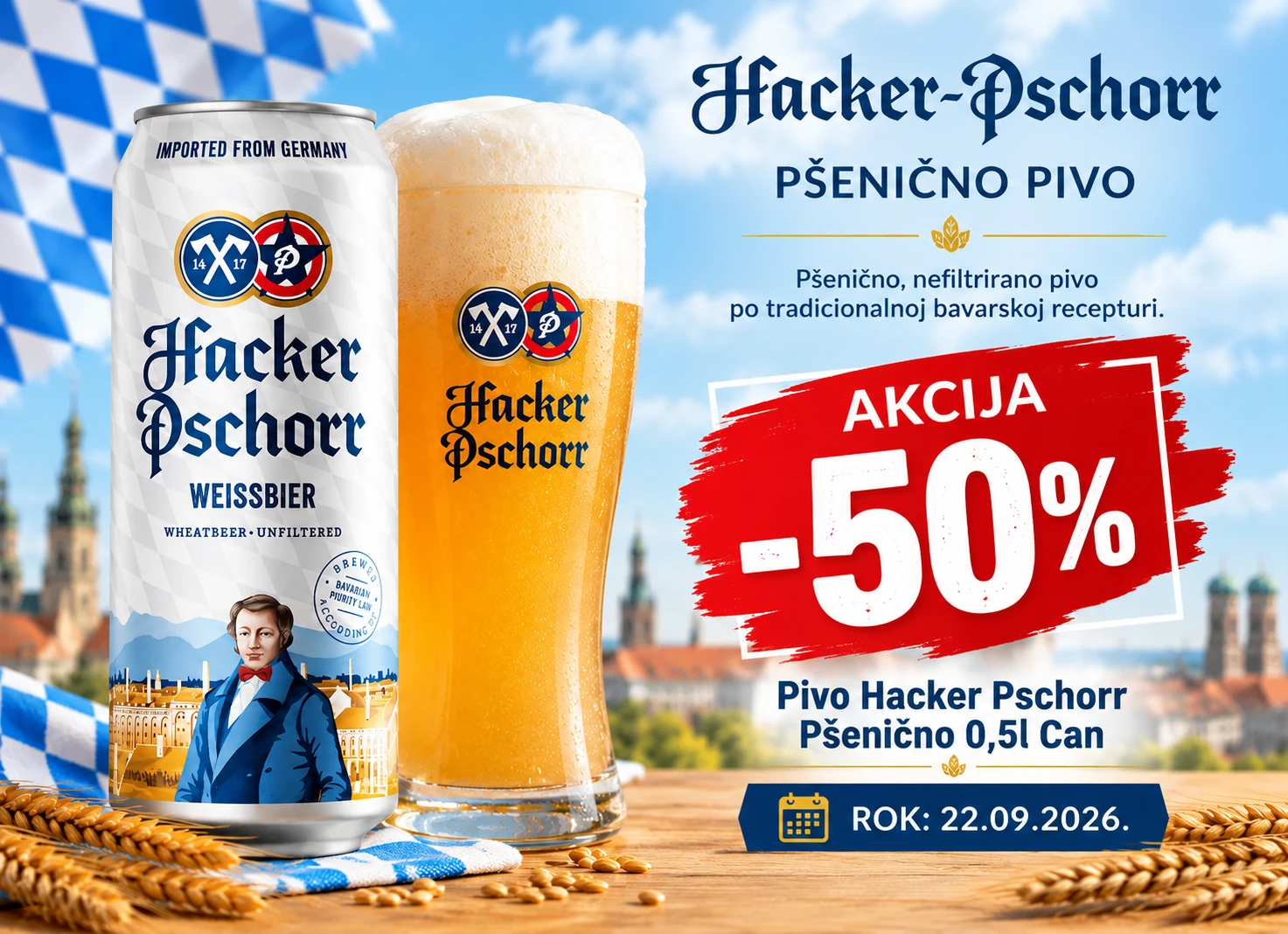 Hacker-Pschorr sada -50%!