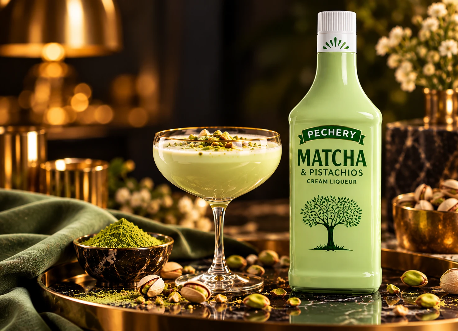 Liker Pechery Matcha & Pistachios – matcha i pistaći u savršenom spoju