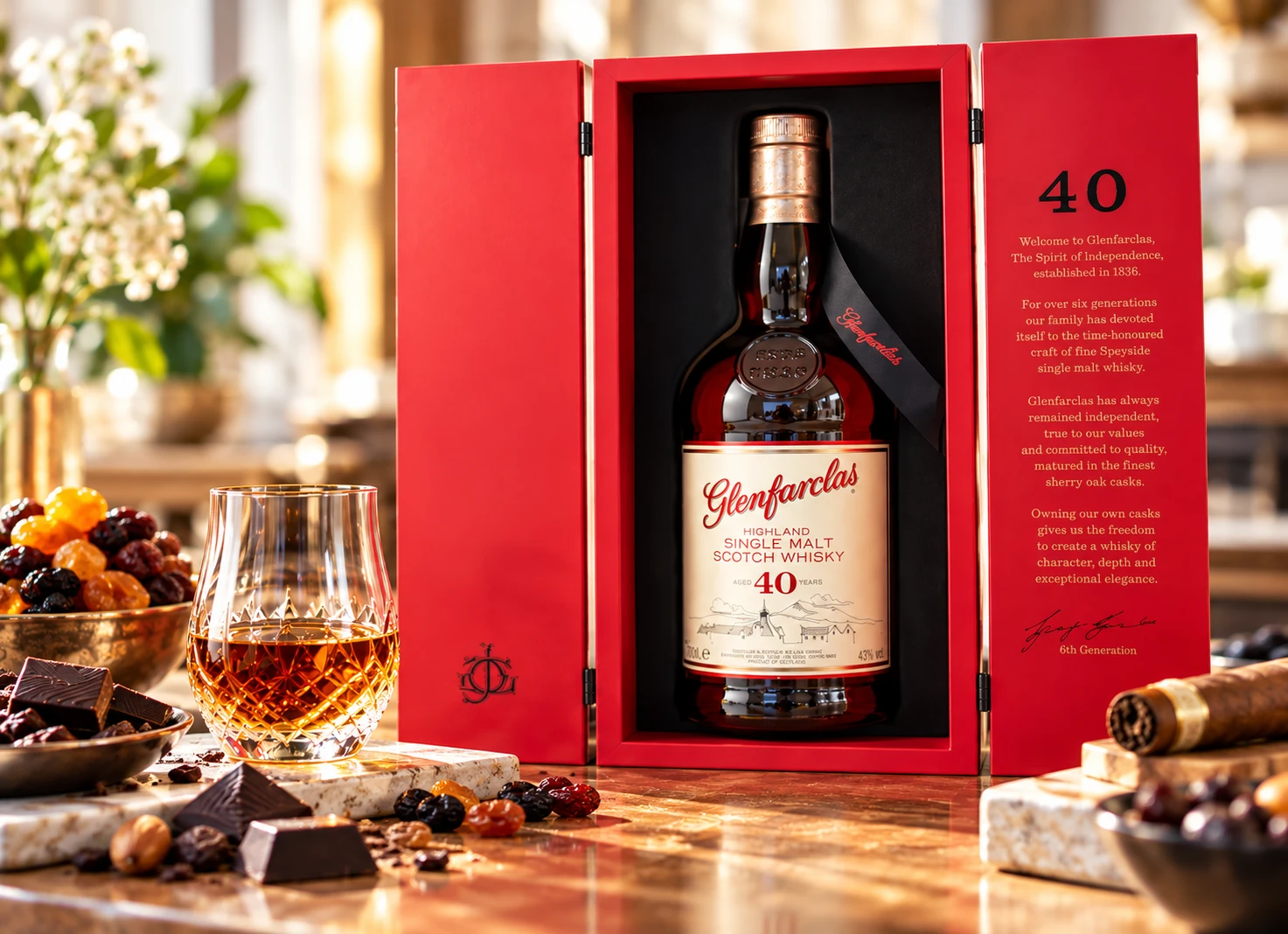 POKLON KOJI OSTAVLJA UTISAK - Glenfarclas 40