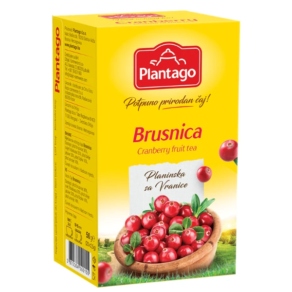 Čaj Plantago Brusnica 40g