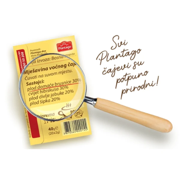 Čaj Plantago Šipak sa hibiskusom 60g