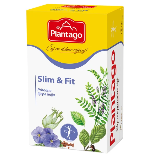 Čaj Plantago Slim & Fit 36g –    Čaj za dobar osećaj
