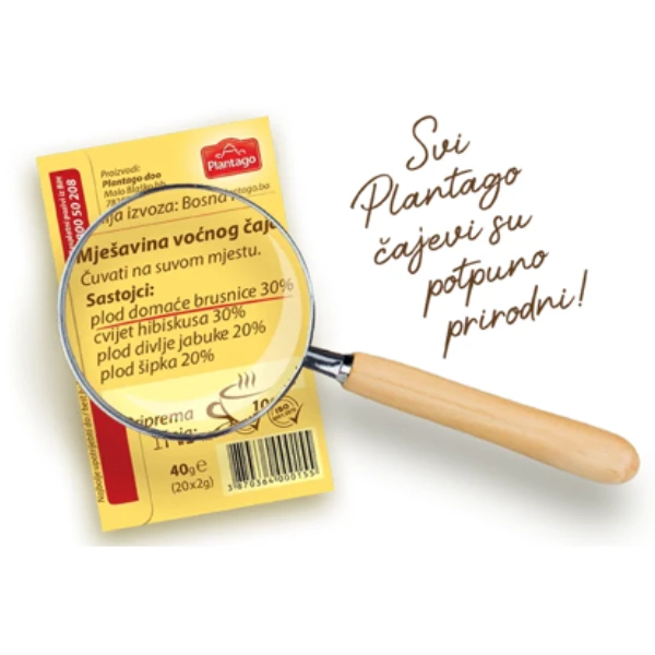 Čaj Plantago Zeleni sa Limunom i đumbirom  30g