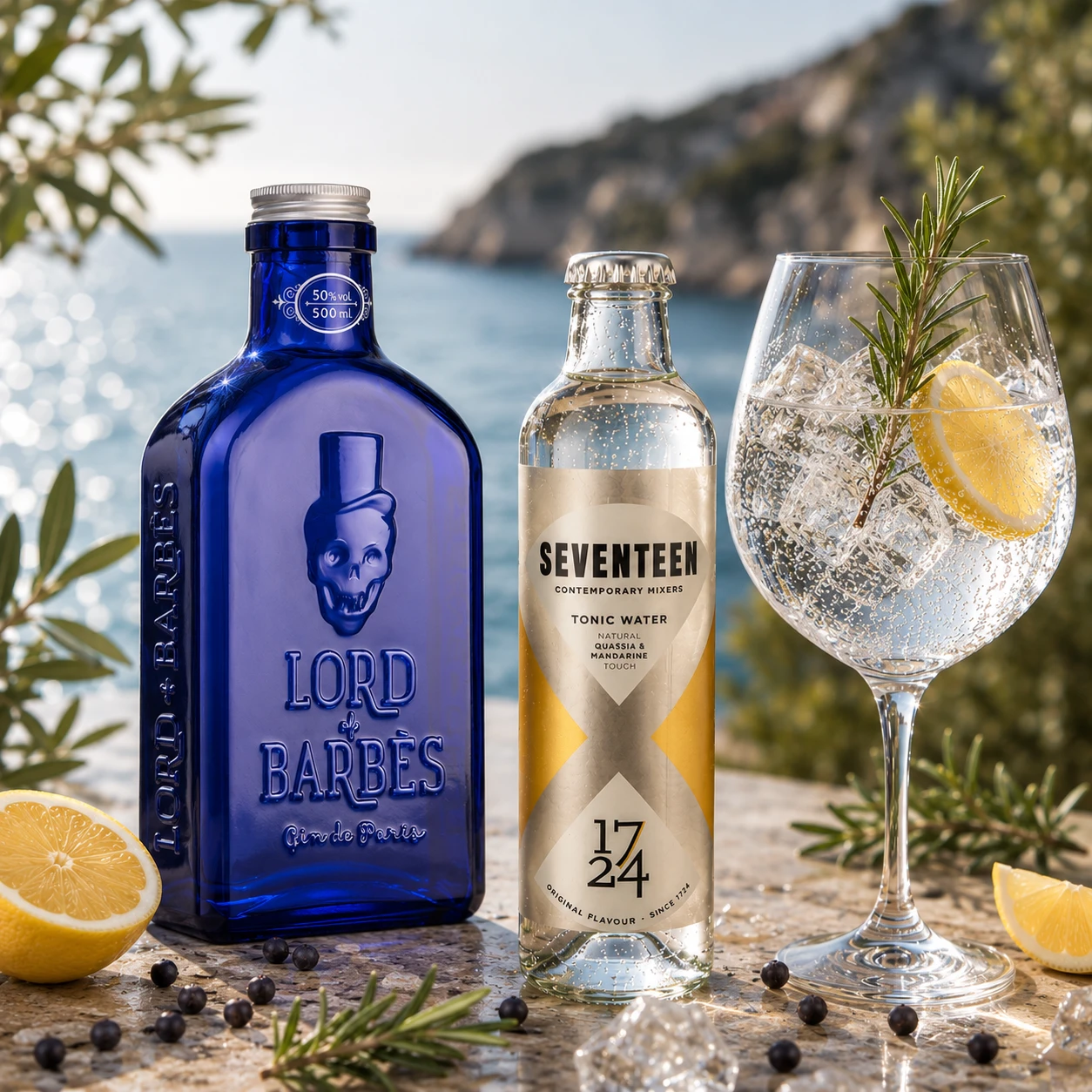 Džin Bouteille De Lord Of Barbes Gin  0,5l