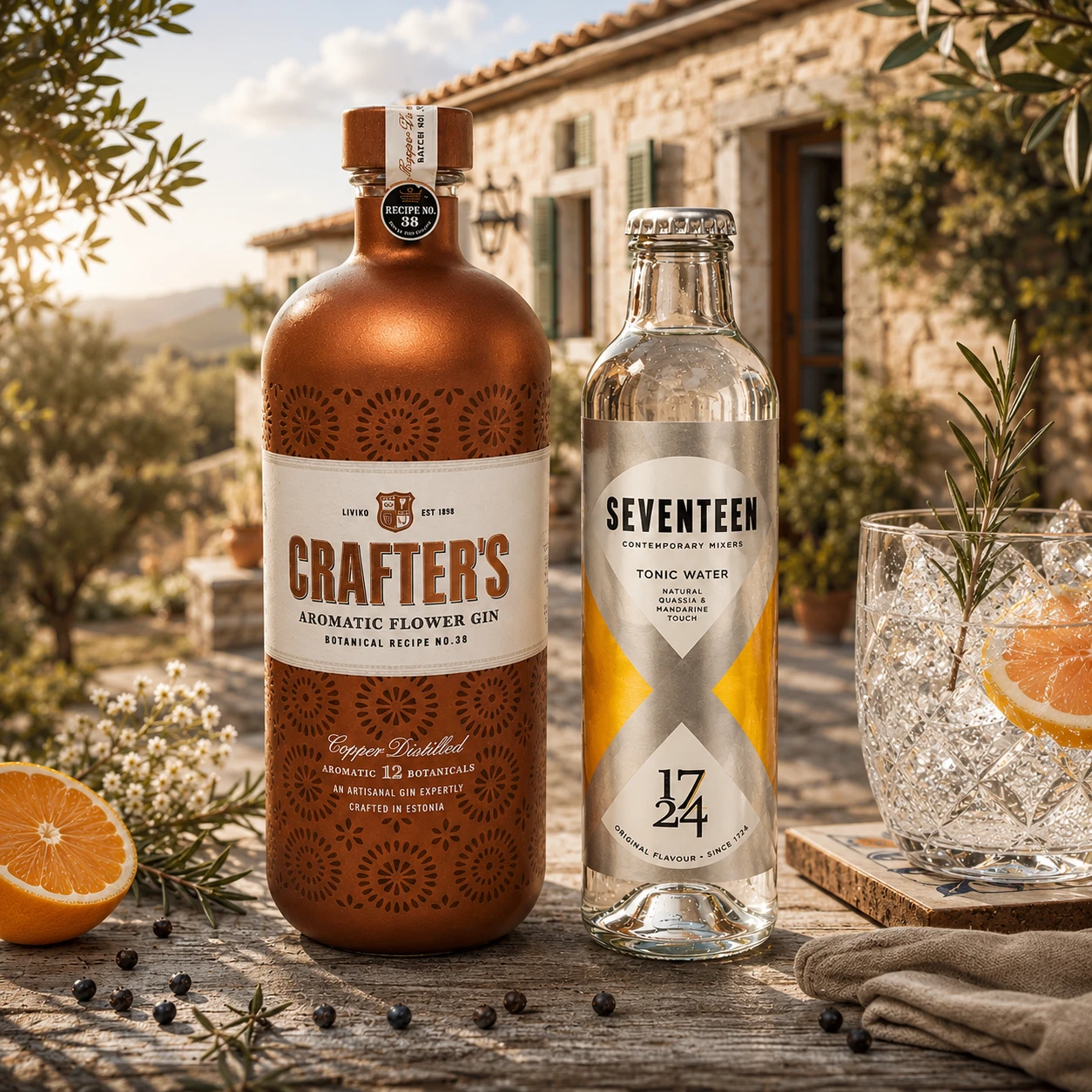 Džin Crafters Aromatic Flower Gin 0,7l