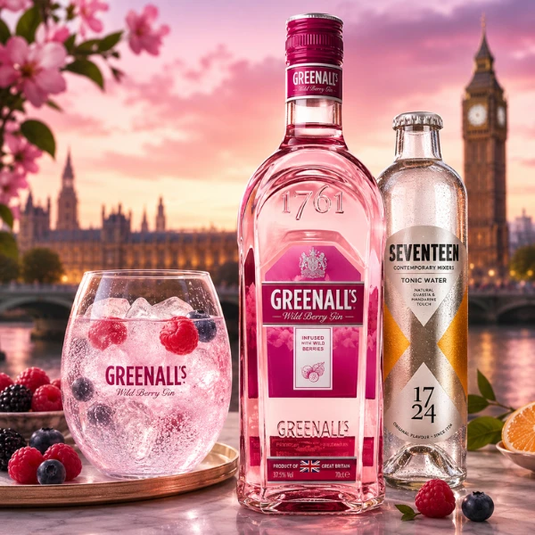 Džin Greenalls Wild Berry Gin 0,7l