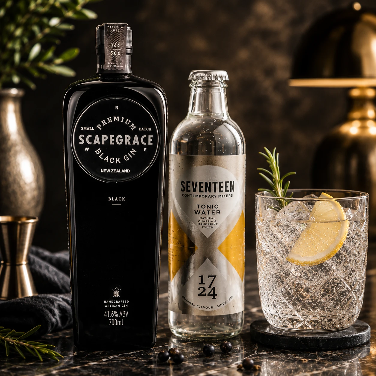 Džin Scapegrace Black Gin 0,7l