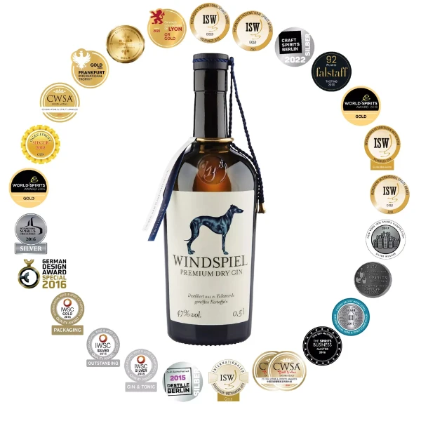 Džin Windspiel London Dry Gin 0,5l