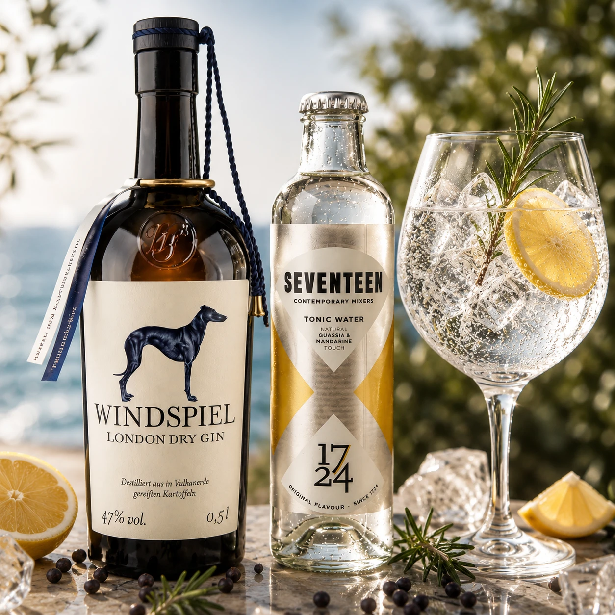 Džin Windspiel London Dry Gin 0,5l