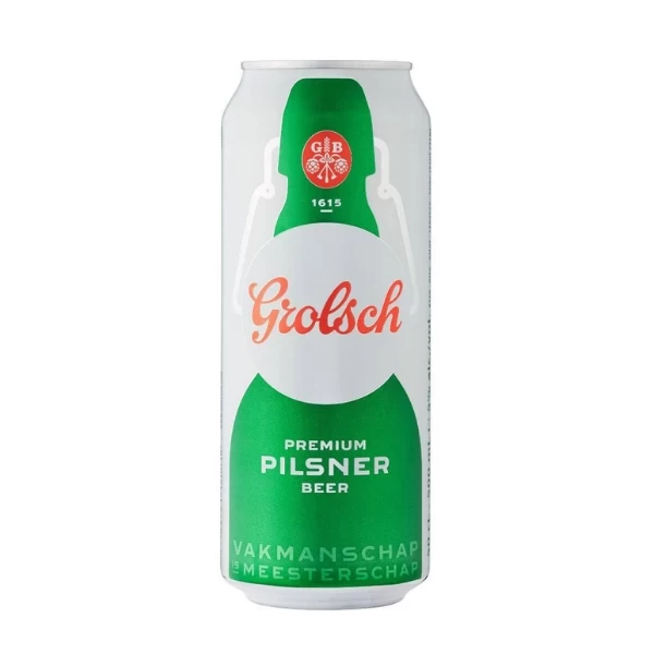 Grolsch svetlo pivo limenka 