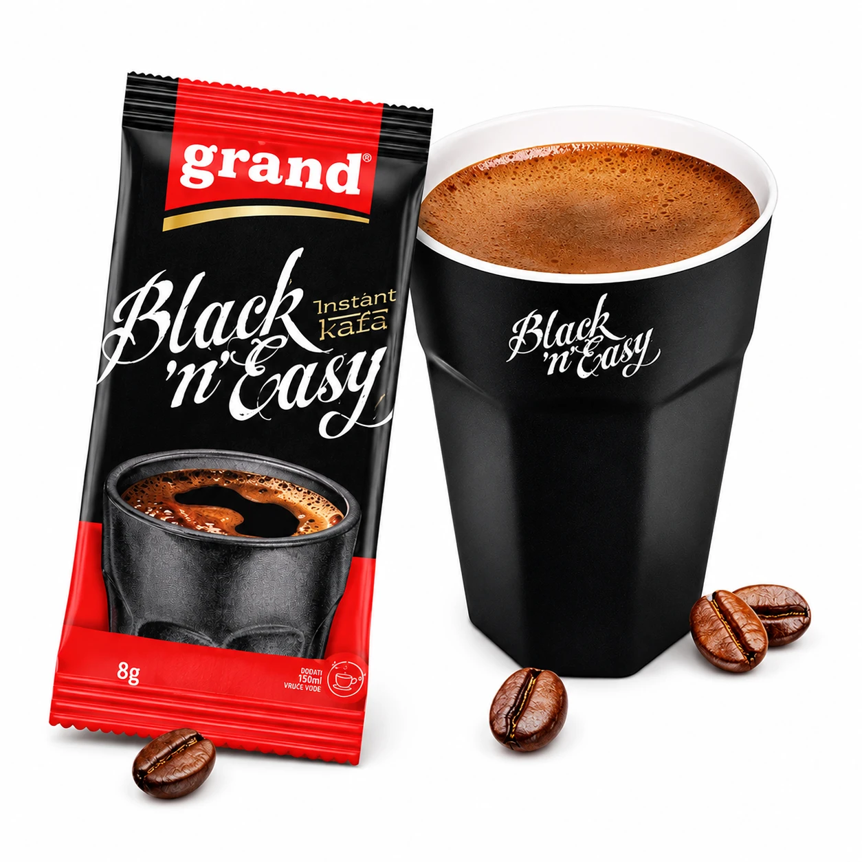 Kafa Grand Black'n'easy pakovanje 30x8g
