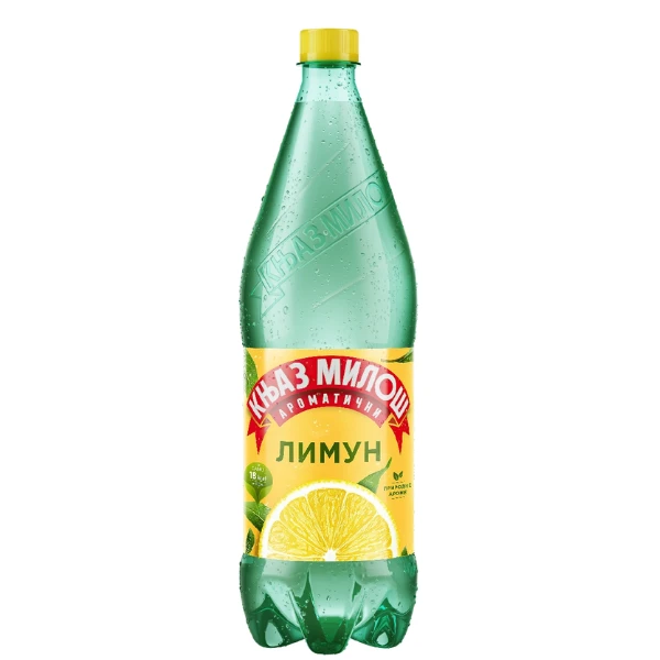 Knjaz Miloš voda gazirana Aromatični limun 1,25l PET