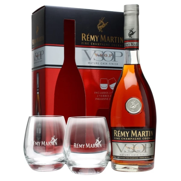 Konjak Remy Martin VSOP+2 čaše 