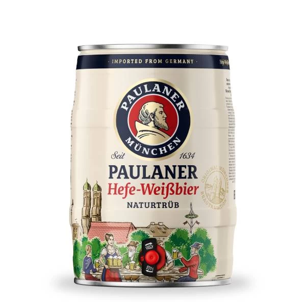 PAULANER PŠENIČNO SVETLO PIVO 5L BURENCE