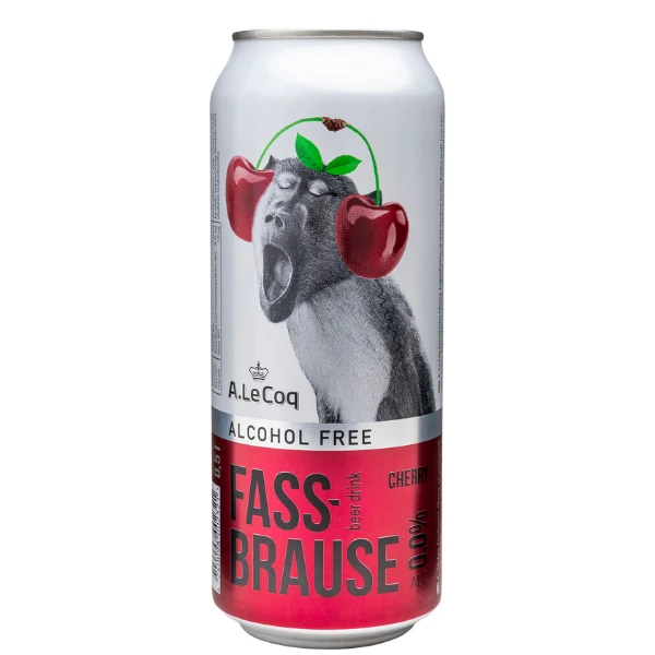 Pivo Bezalkoholno Fassbrause Višnja 0% 0,5l lim