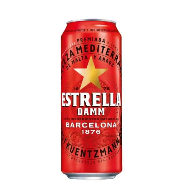 Pivo Estrella Damm - limenka