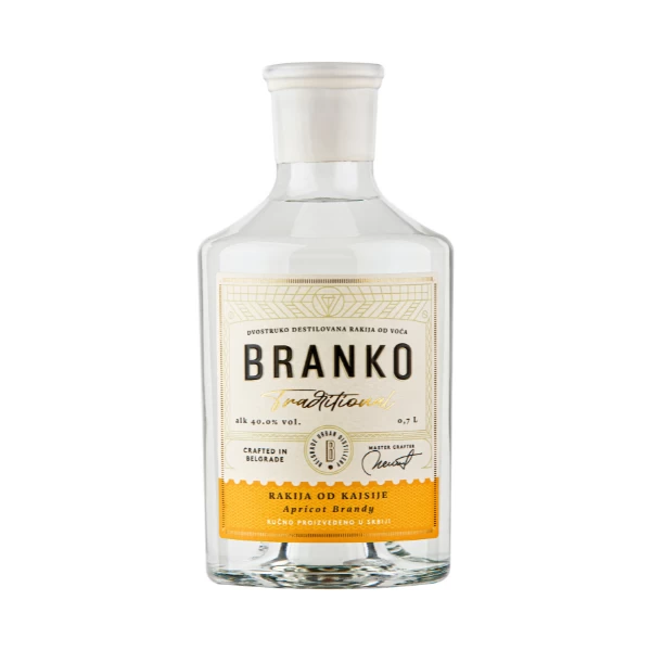 Rakija Branko Traditional kajsija 