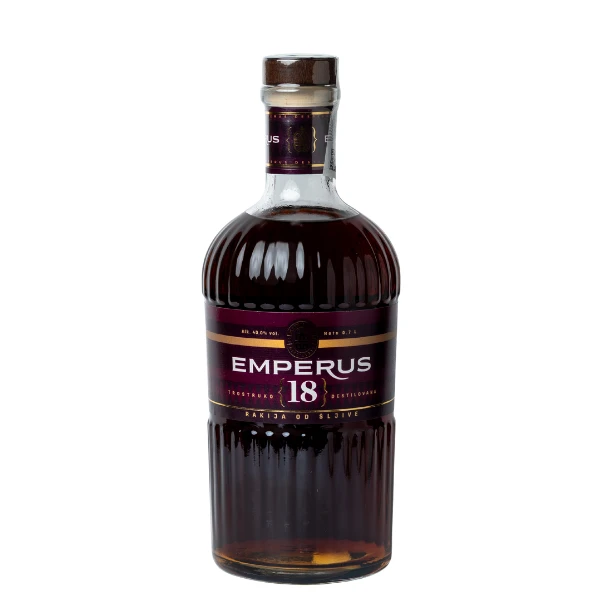 Rakija Emperus Premium Šljiva Barik - 18 godina 0,7l
