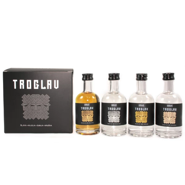 Rakija Troglav Multipak 4 x 0,05l