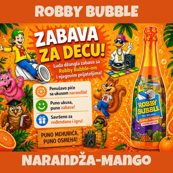 Robby Bubble Narandža-Mango 