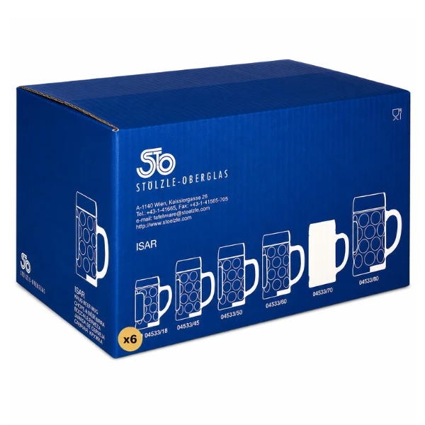 Set od 6 čaša za pivo – krigla Stölzle ISAR