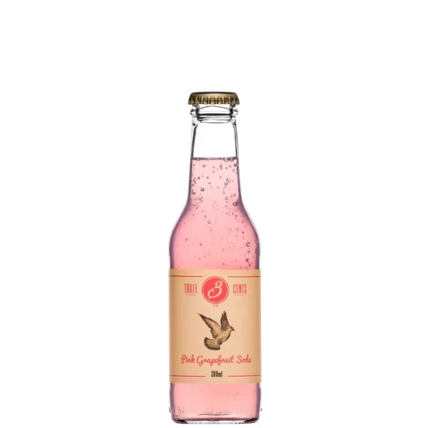 Soda Three Cents Pink Grapefruit 0,2l