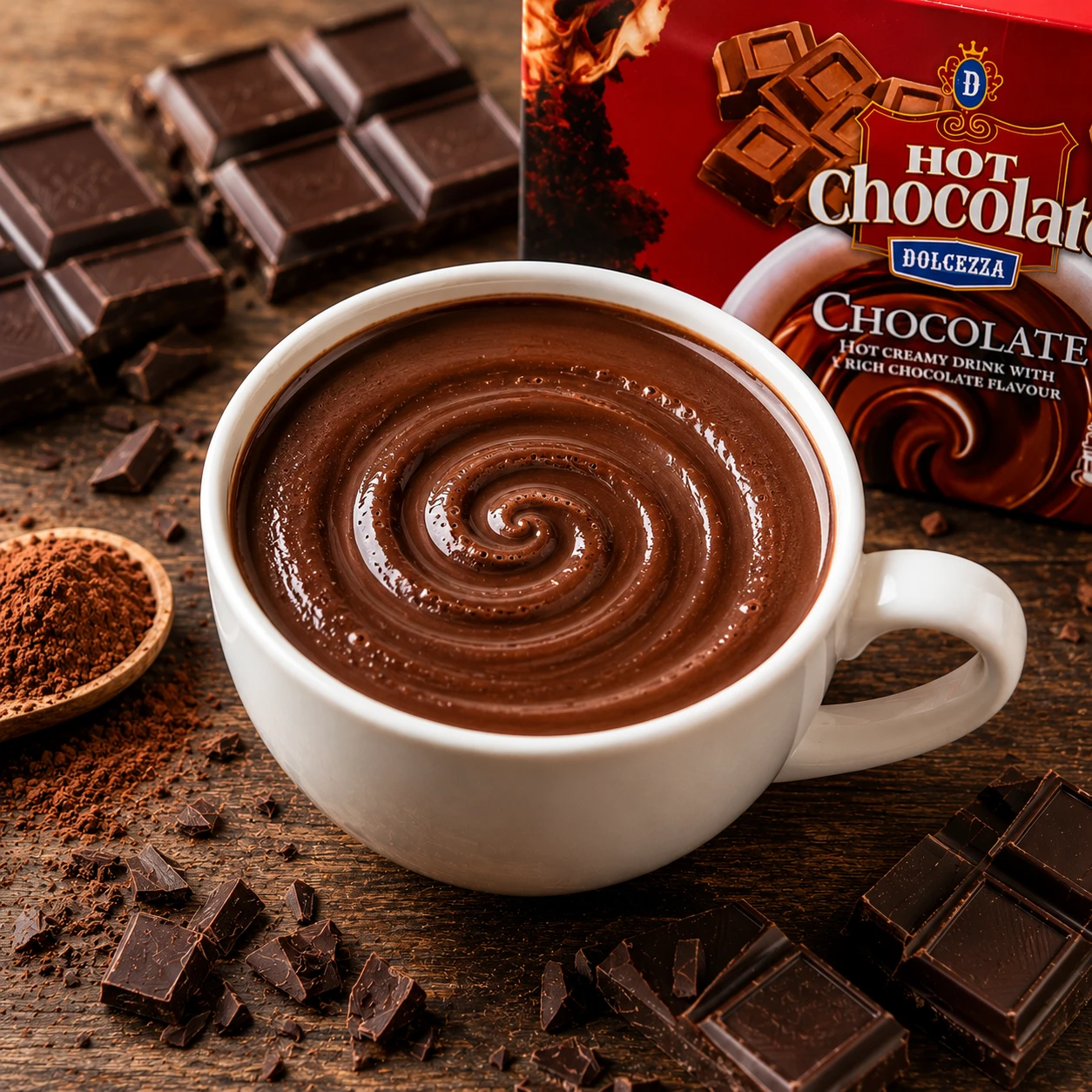 Topla Čokolada Dolcezza Crna 40x25gr