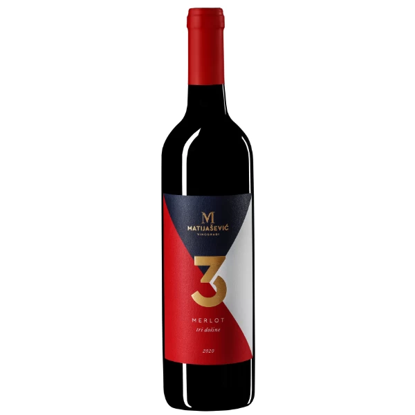 Vino Matijašević Tri doline Merlot 