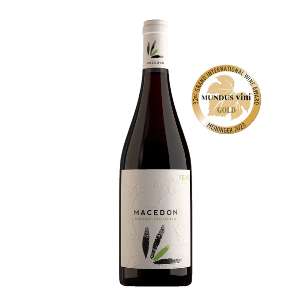 Vino Stobi MACEDON Muscat Temjanika 0,75l