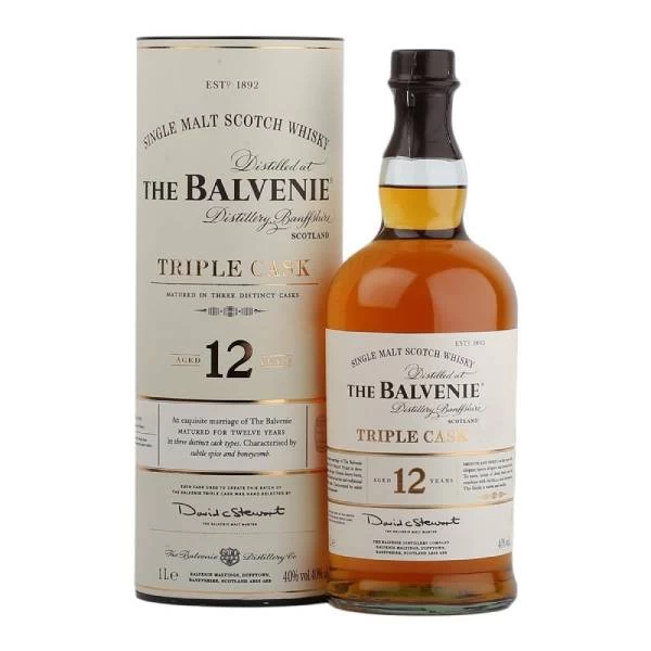 Viski Balvenie 12Y Triple Cask  1L