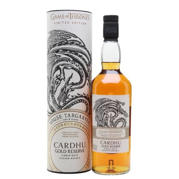 Viski Cardhu Gold Reserve Game of Thrones 