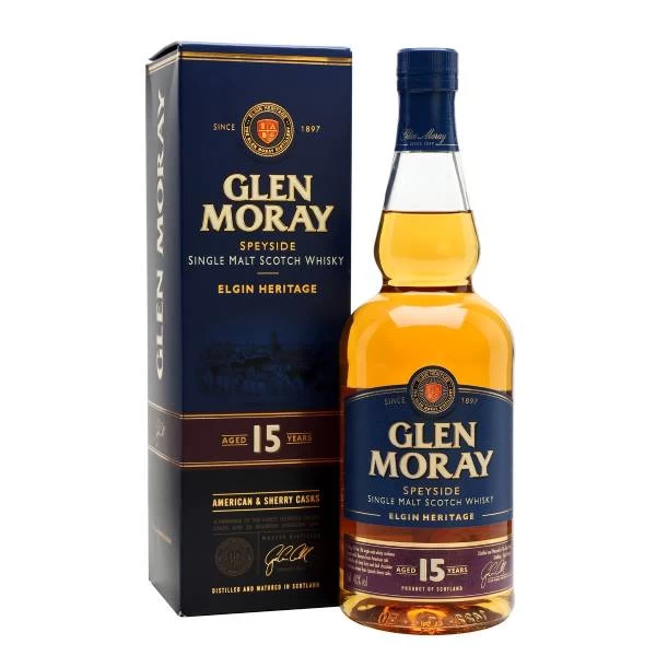 Viski  Glen Moray 15Ys Old Malt Scotch 