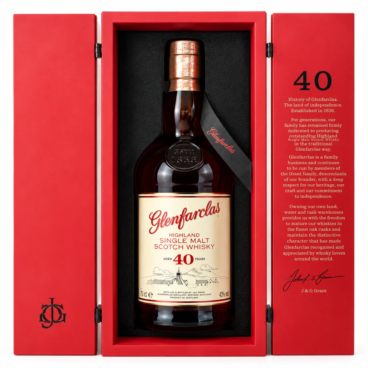 Viski Glenfarclas 40 godina 0,7L
