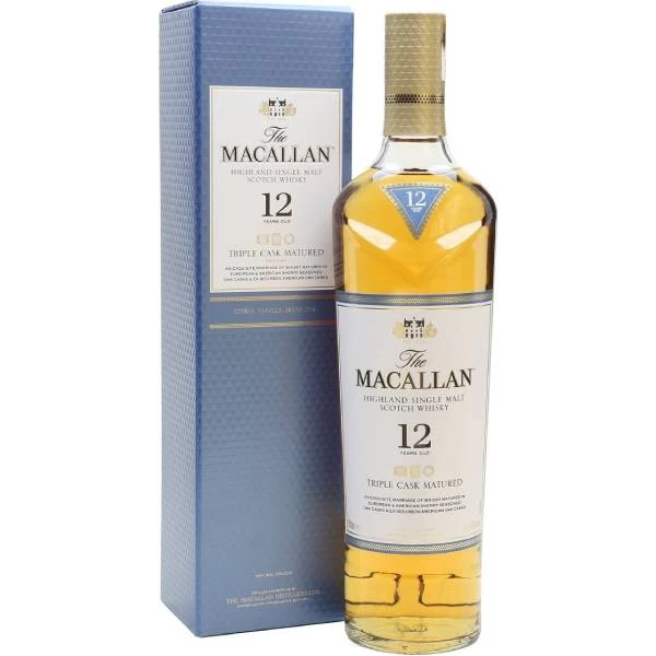 Viski Macallan 12Y Triple Cask 