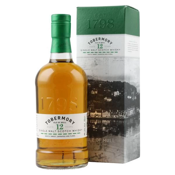 Viski Tobermory 12G Single Malt Scotch