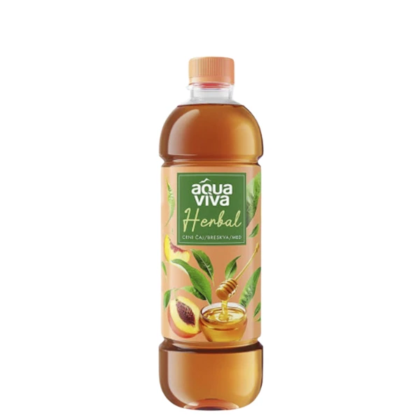 Voda Negaz. Aqua Viva Herbal Breskva 0,5l PET