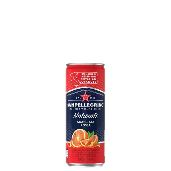 Napitak San Pellegrino Gaz. Aranciata Rossa (Crvena Narandža)  0,33l CAN