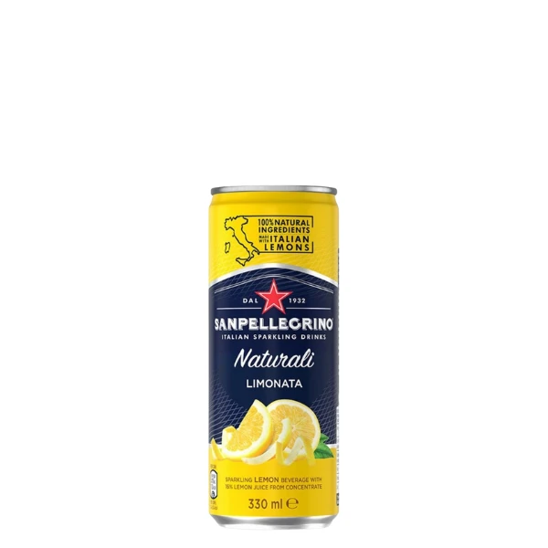 San Pellegrino Naturali sok gazirani limun  0,33l CAN