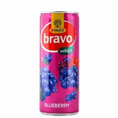 Bravo Borovnica 0,25l can