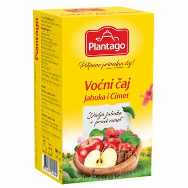 Čaj Plantago Voćni Jabuka sa cimetom 60g