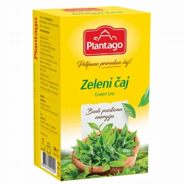 Čaj Plantago Zeleni sa Limunom i đumbirom 30g
