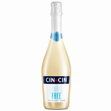 Cin&Cin bezalkoholno penušavo vino Prosseco 0,0% 0,75l