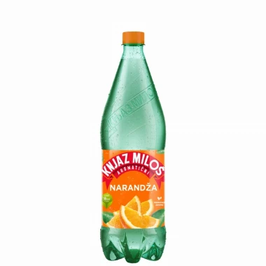Knjaz Miloš voda gazirana Aromatična Narandža 1,25l PET