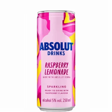 Koktel Absolut Raspberry Lemonade 0,25l