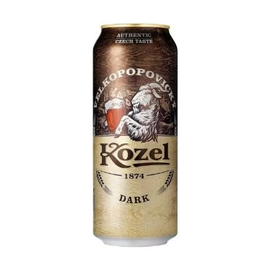 Kozel Tamno pivo  0,5 l limenka