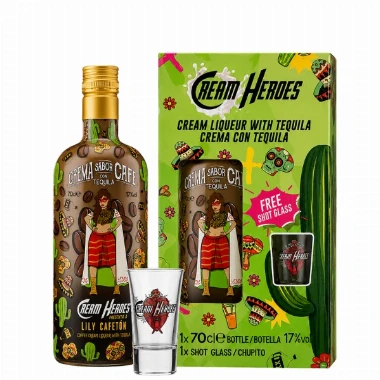 Liker Cream Heroes Lily Cafeton 0.7L + poklon čaša 