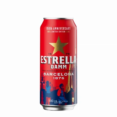Pivo Estrella Damm 0,5l can