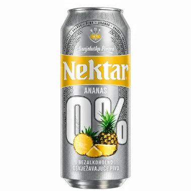 Pivo Nektar Ananas  0% Limenka 0,5l