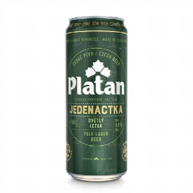 Pivo PLATAN limenka 0,5l