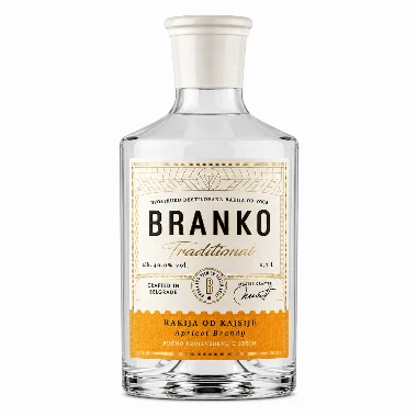 Rakija Branko Traditional kajsija 0,7l